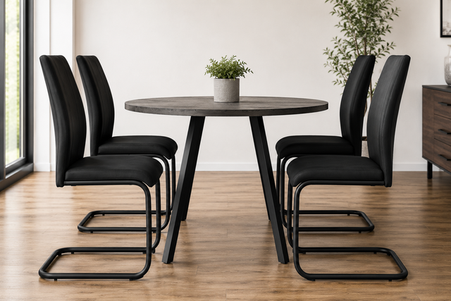 4-Piece Round Dining Table Set in Dining Tables & Sets in Ottawa - Image 3