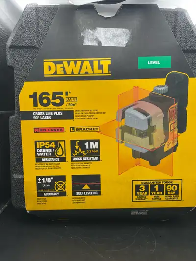DEWALT CROSS LINE PLUS LASER  DW089K, View more