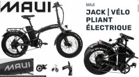 2 Vélos électriques MAUI Jack 5 mois - garantie 27 nov. 2024