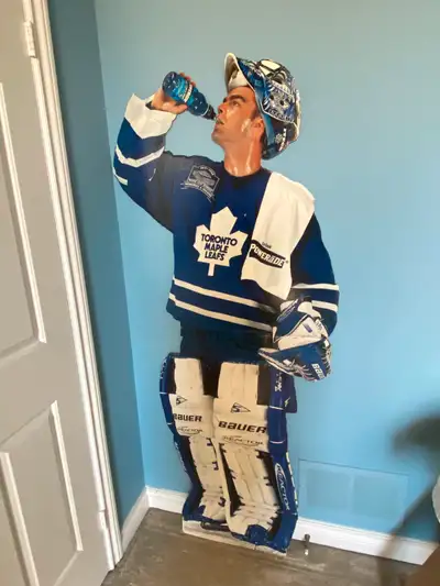 72" Collectible, NHL's Curtis Joseph 1999 Powerade Ad Cut Out, View more