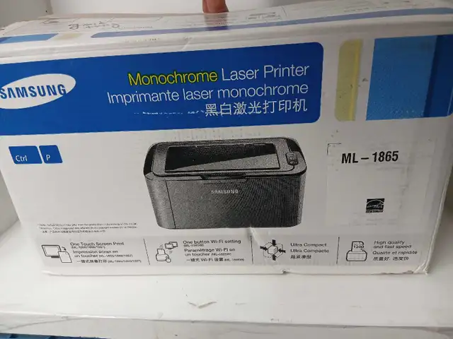Samsung laser printer ML-1865 in Printers, Scanners & Fax in London - Image 2