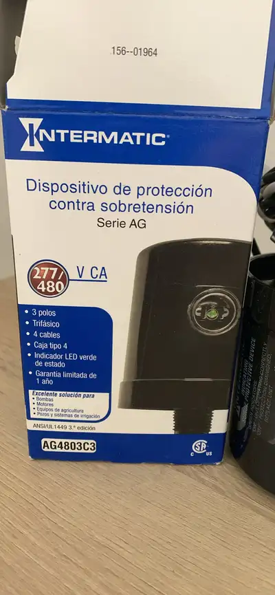 Intermatic search protective device. 277/480 VAC. *No holds without e-transfer* *Shipping available*...