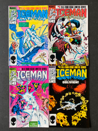 Iceman # 1-4 (COMPLETE 1984 Marvel Comics Limited Series)