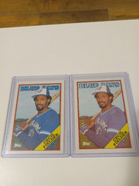 Topps 1988 Baseball Rare Error Cards Blue Jays Moseb Fielder 4NM