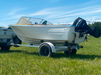 Classic boat for sale 16 foot with 650 Mercury Outboard