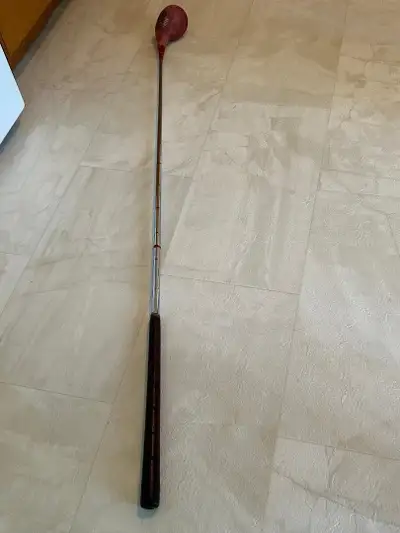 J C Higgins Vintage Golf Club Wood Red in Color, View more