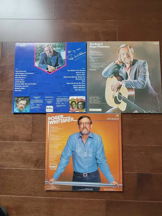 Roger Whittaker 3 Lps TMT 2255, TA 1056 & TMT 3518 in Arts & Collectibles in Calgary - Image 3