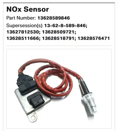 OEM BMW NOX SENSORS. REFER TO THE PICTURES FOR THE PART. I DONT KNOW IF IT WILL FIT YOUR VEHICLE. DO...