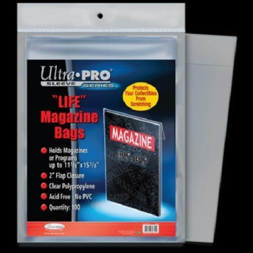 Ultra Pro LIFE MAGAZINE ... 100 BAGS … BAG/BOARD COMBO = $88.00 in Arts & Collectibles in City of Halifax