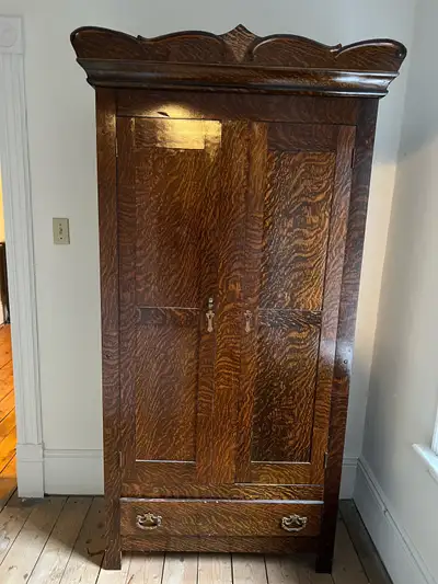 antique wardrobe cabinet , View more