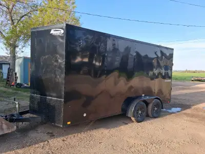 $11000 No trades Located in clyde 2025 Formula 7x16 cargo trailer all black Two 3500lb axles Lights...