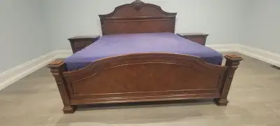 Wooden King Sized Bed Frame, View more