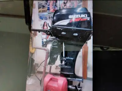 Electric start new carb kits and water pump four stroke assisted lift tank and hose included new car...