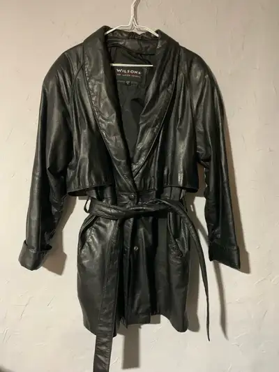 vintage leather jacket, View more