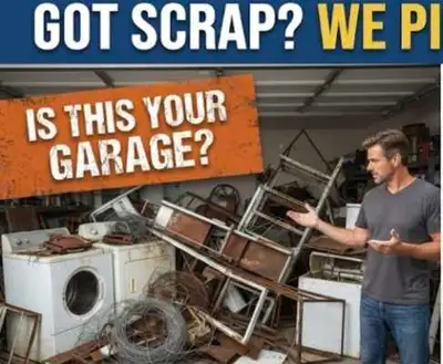 Scrap metal pickup FREE , View more