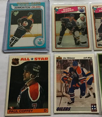 EDM Oilers Stanley Cup Champion 8 Cards: Gretzy, Messier, Kurri