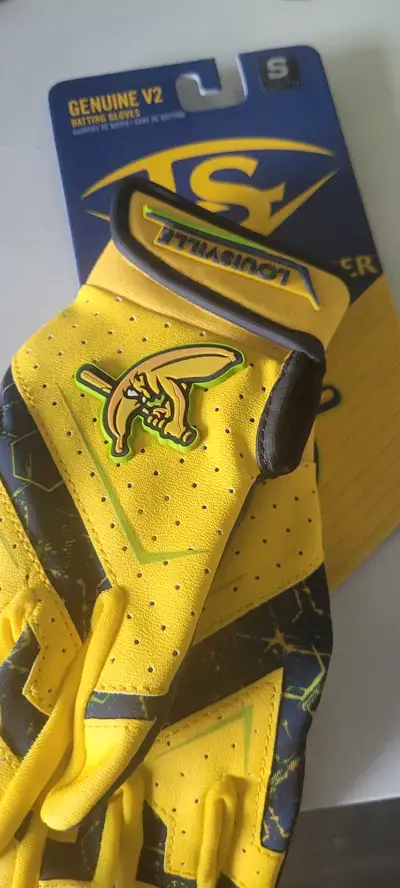 Louisville Savannah Bananas V2 Youth Batting Gloves, View more