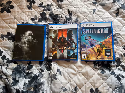 $40 each. Demon Souls Split Fiction Dragon’s Dogma 2 Pick up in Kamloops.