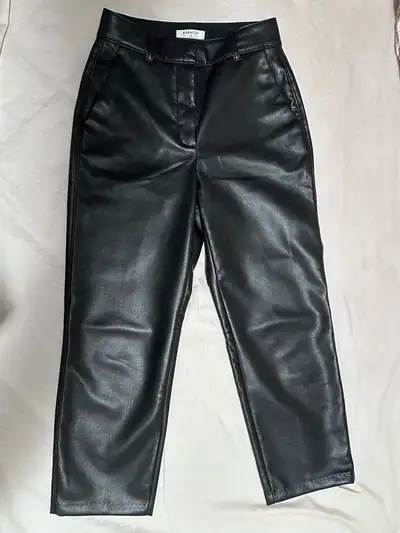 Aritzia Babaton black faux leather pants size 0, View more