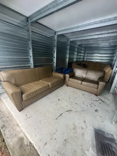 Genuine Leather Couch Set, View more