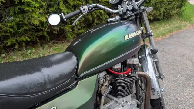Vintage 70s motorcycle - 1977 Kawasaki 750B in Street, Cruisers & Choppers in Sault Ste. Marie - Image 7