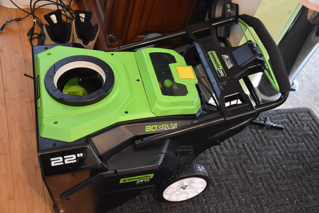 NEW 80V Greenworks Pro 22 in Snow Thrower in Snowblowers in Stratford - Image 4