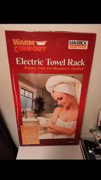 New in Box Electric Towel Rack /Warms&Dries Towels/ $30