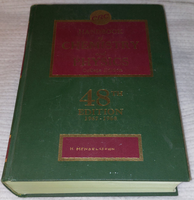 1967-68 Medical Chemistry Physics HC Book in Non-fiction in Kingston - Image 4
