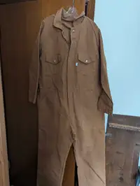     Brown duck coveralls size 44