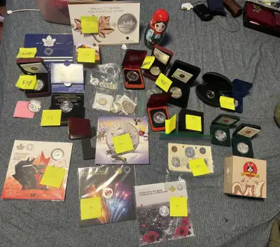 Silver coins! some under spot, View more