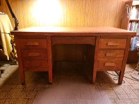 Preston Antique  Oak Desk