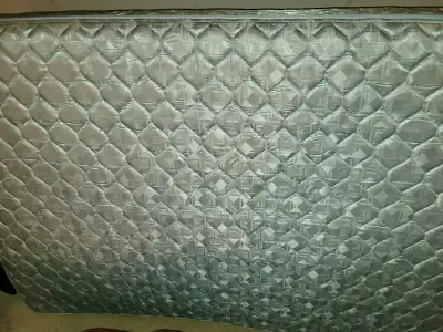Mattress is in fair condition, no stains/bugs. Pick up only, NO delivery/drop off Photo of backside...