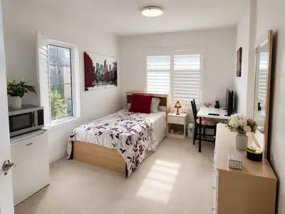 Beautiful Fully Furnished Room with Private Bathroom – Newmarket, Ontario A bright, spacious, and be...