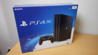 PlayStation 4 pro 1tb box and accessories