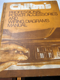 VINTAGE CHILTON 1968 -73 POWER ACCESSORIES WIRING DIAGRAM #M0746