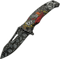 Collectable Queen Skull Linerlock 8.5 Inches Overall length