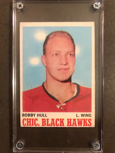 1970-71 O-Pee-Chee Bobby Hull #15 NHL Hockey Card $100.00 Please check out my other listings