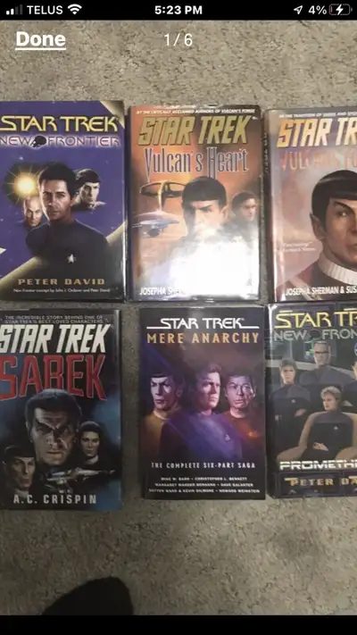 Star Trek Books brand new $250
