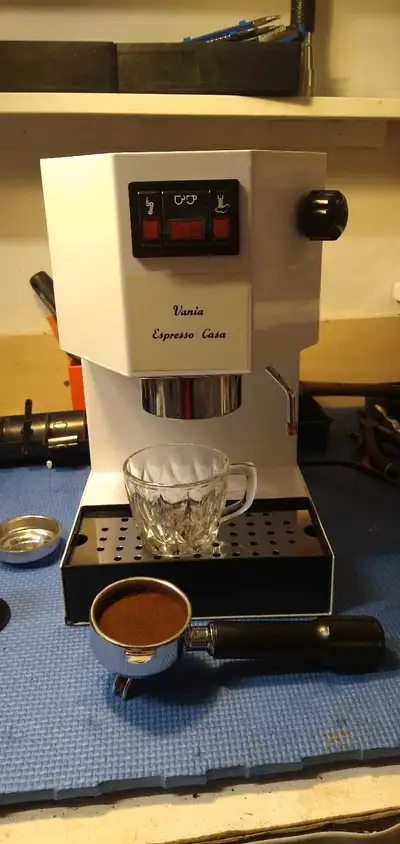 Espresso and cappuccino brass boiler