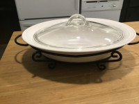 White Oval Casserole Dish