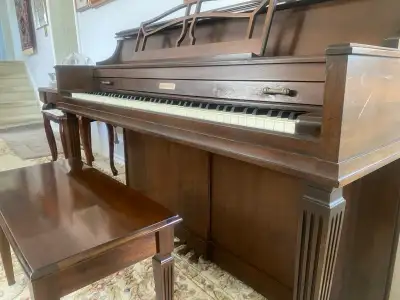 Baldwin Upright Piano with Matching Bench, View more