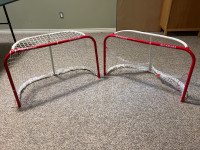 Two small hockey nets