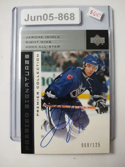 2002-03  Premier Collection Signatures #AS-JI JAROME IGINLA auto, View more