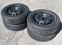 Steel wheels and tires / Jantes et pneus 15 inch