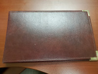 Business manual cheque binder, $15 each