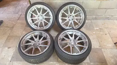 Priced to Sell! Original Cost $ 8,500 Genuine made-in-USA Velos Designwerks 3128 forged 3-piece whee...