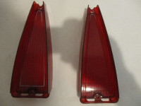 1973 CADILLAC DEVILLE FLEETWOOD 2 UPPER TAIL LIGHT LENSES