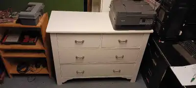 Vintage, White, Solid Wood Dresser, View more