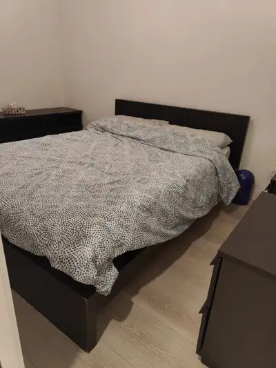 Double bed mattress, box and frame, View more