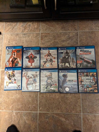 Ps4 games hardly used 